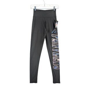 Zubaz NFL Apparel Carolina Panthers Women's X-Small Spellout Leggings NWT